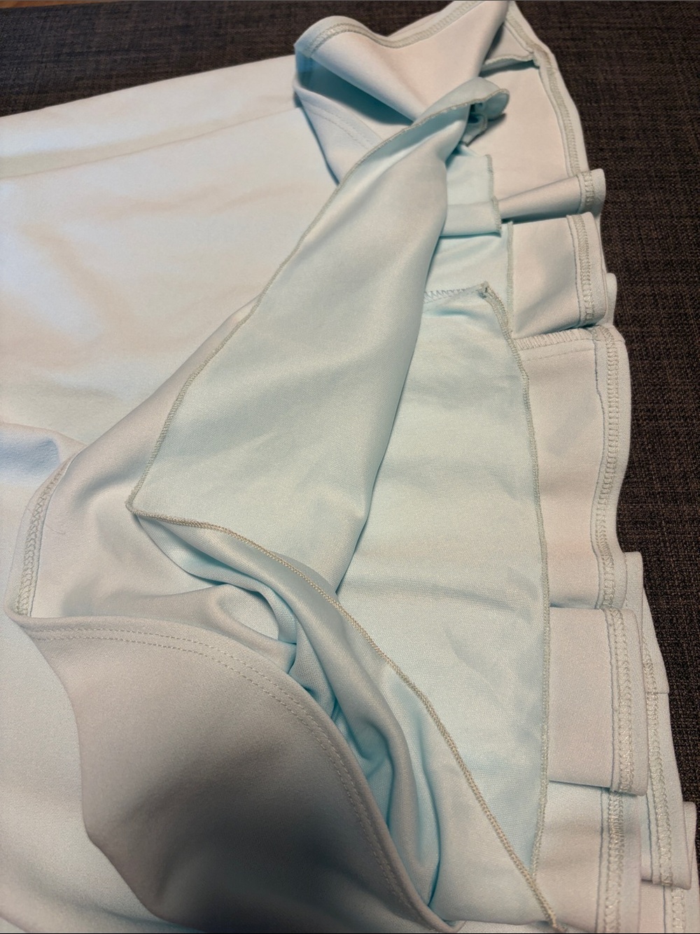 Light Blue Strappy Mini Dress - Picture 5 of 7